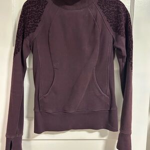 lululemon athletica Dark Purple Sweatshirt